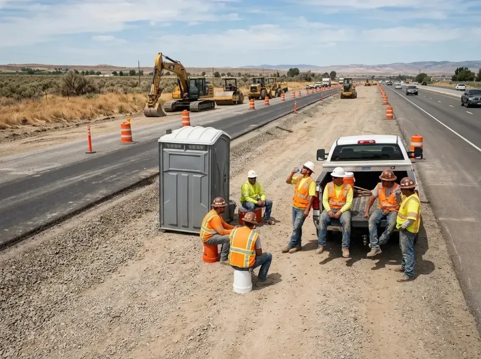 highway-road-construction-crew-007 — frequently asked questions, Porta Potty and Restroom Rentals in Indianola, IA